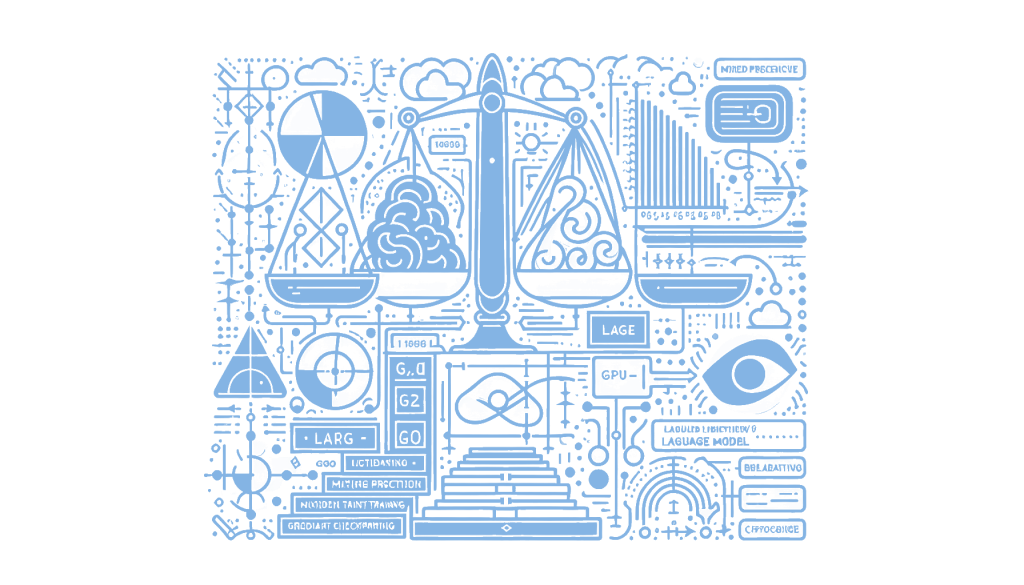 Training a Model with Limited Memory using Mixed Precision and Gradient Checkpointing