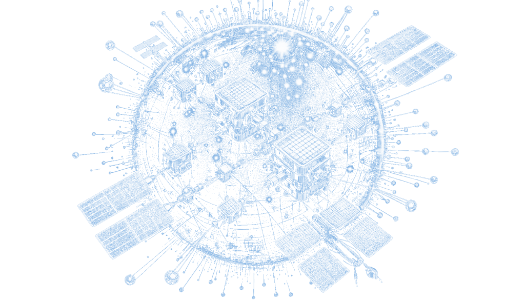 Exploring a space-based, scalable AI infrastructure system design