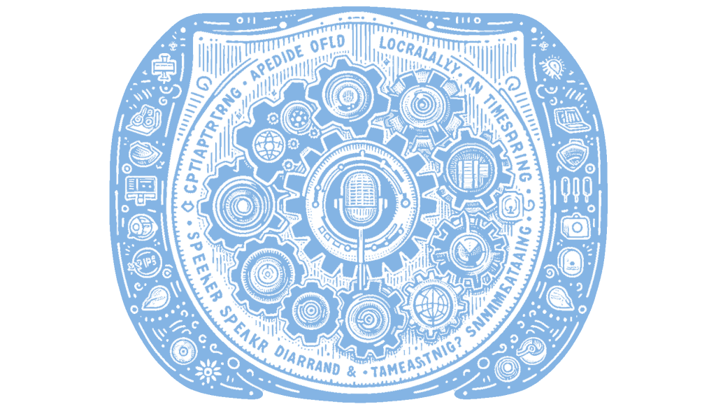 Transcribe: local Whisper transcription (GUI + CLI) with diarization, timestamps, optional Ollama