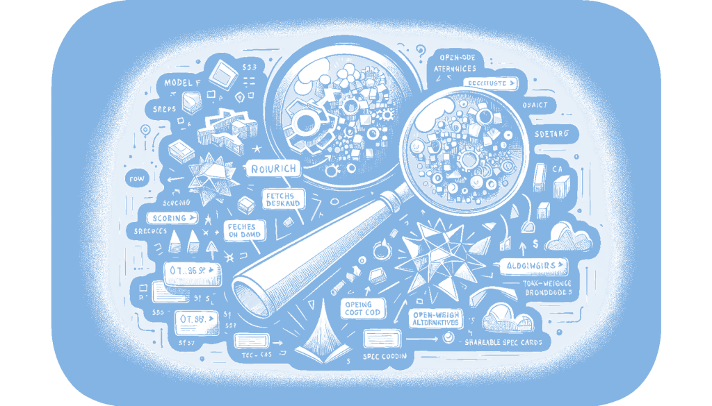 Built a models.dev wrapper to search/compare models + open-weight alternatives (open source)