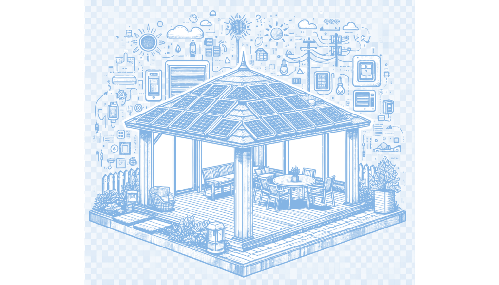 Jackery’s solar-powered Gazebo is a good DIY idea