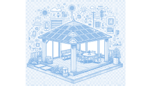 Jackery’s solar-powered Gazebo is a good DIY idea