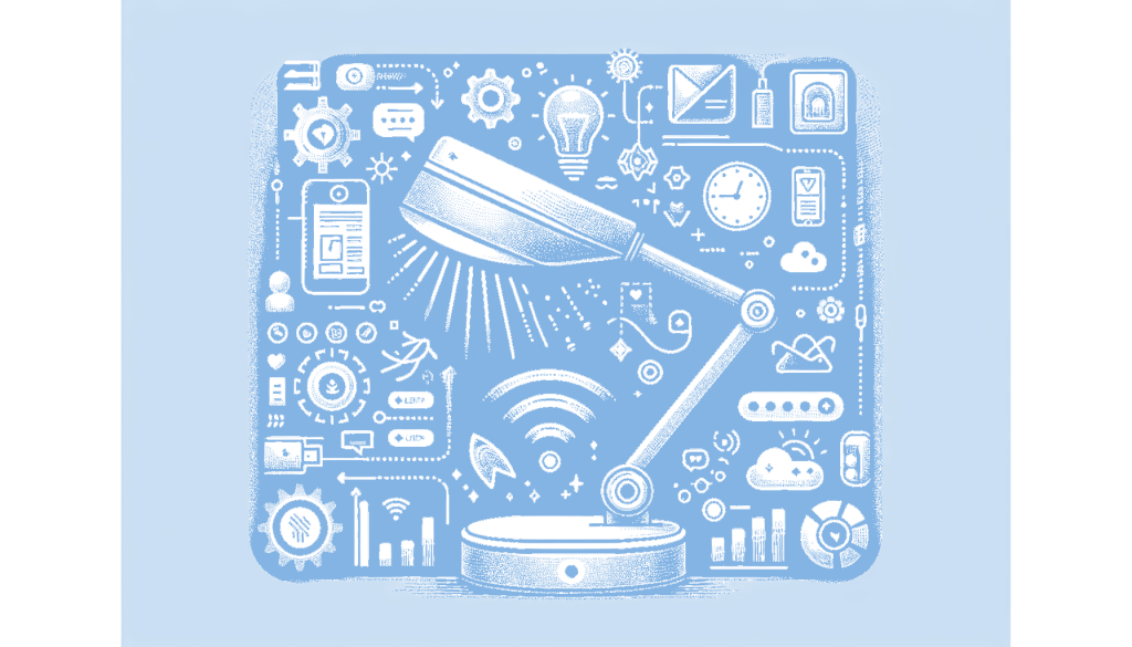 SwitchBot’s AI-powered desk light looks like a pixel-art snow globe