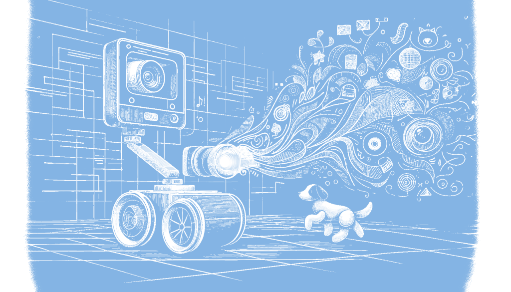 This robot companion is a cameraman for your pet