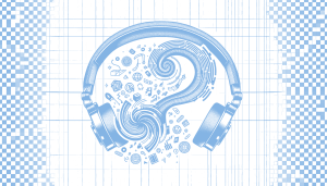 These wireless headphones roll up to become a Bluetooth speaker