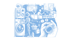 LG’s CLOiD robot can load the washer for you, slowly