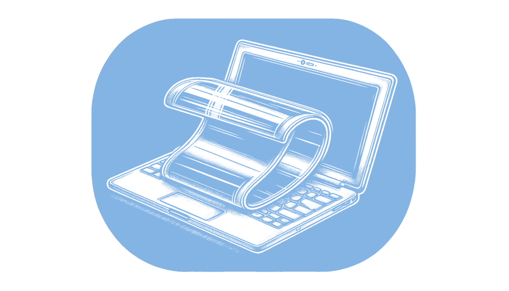 This ThinkPad laptop concept has a rollable display that wraps around its lid