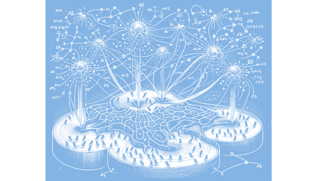 Coordinating local LLM agents without a manager: stigmergy from ant colonies